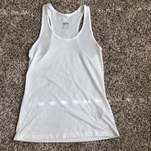 All White Nike Tank Top